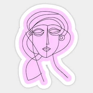 Pablo Picasso last love Sticker